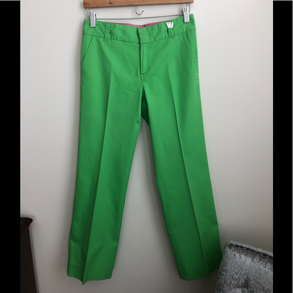 Lilly Pulitzer Green Trousers 💗 - Picture 2 of 6